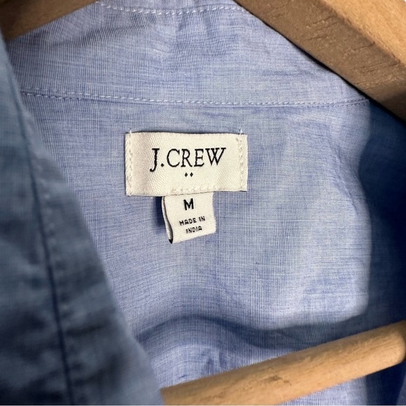 J. Crew | Blue Button Down Shirt Size Medium - Picture 5 of 6